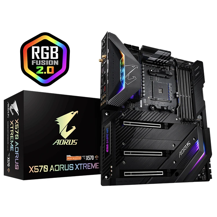 

Видеопроцессор GIGABYTE X570 AORUS XTREME с чипсетом AMD X570, поддержка 3-го 2-го поколения Ryzen Radeon Vega, игровая материнская плата