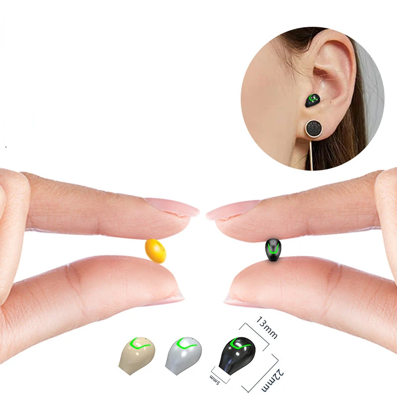 

Mini Headset Bluetooth-compatible 5.3 in-ear Earphones TWS Wireless Headphones ENC Noise Reduction HiFi Earbuds With Microphone
