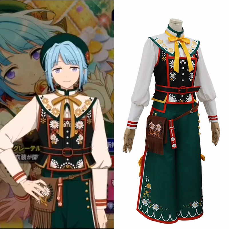 COS-HoHo Ensemble Stars 2 Shino Hajime Sweet House Card Pool Game Костюм Красивая Униформа Косплей Хэллоуин