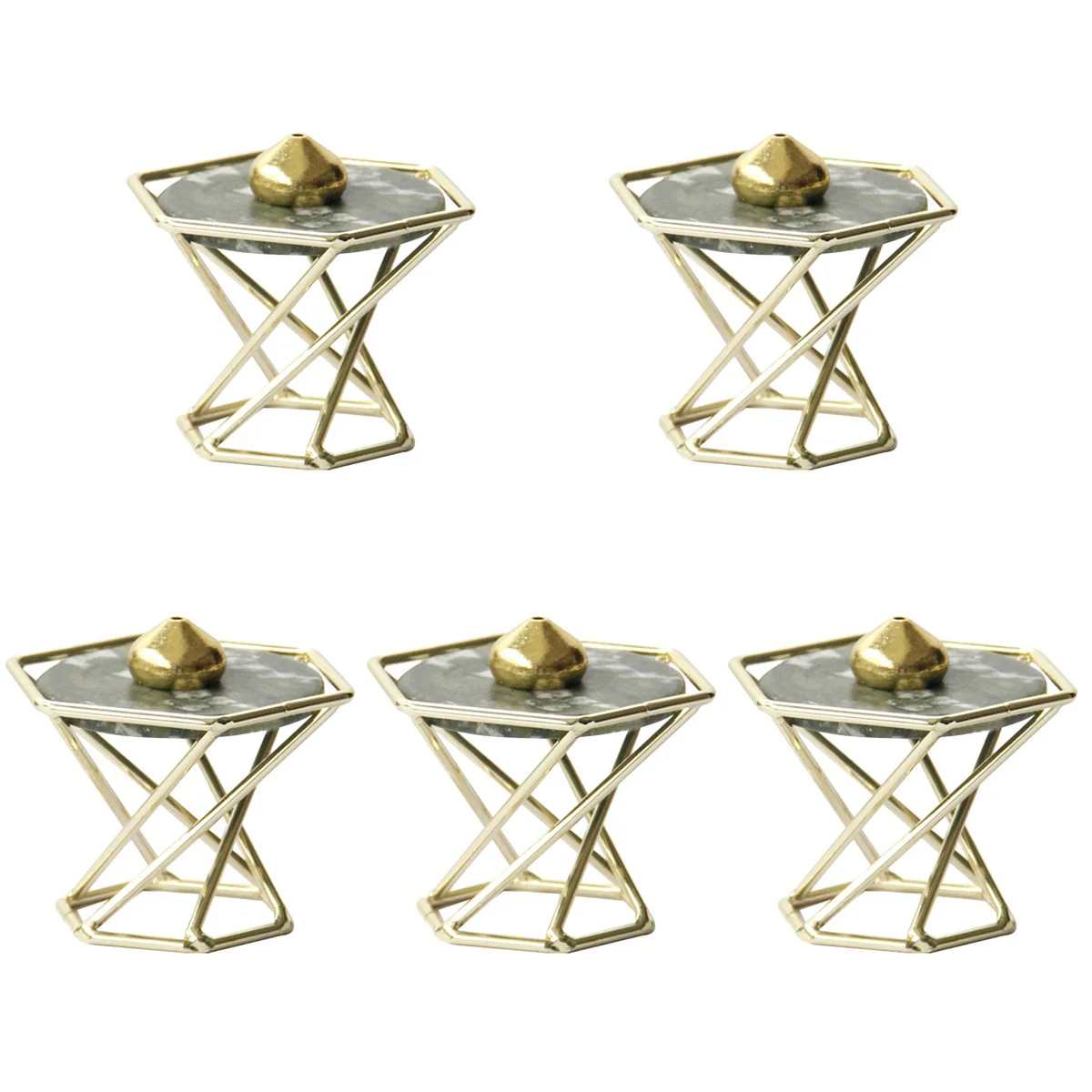

5x Stick Holder Burner Holder Holder Burner Adornment Metal Censer Holding Stand
