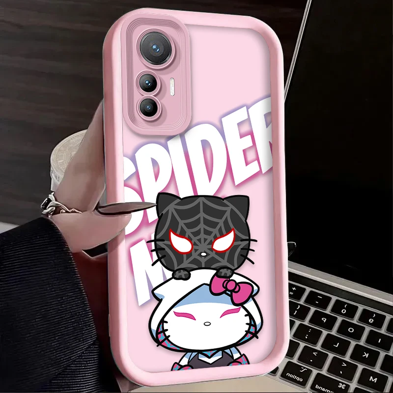 Чехол для телефона с принтом Человек-паук Xiaomi POCO X6 X5 X4 GT X3 NFC F3 F4 F5 F6 M5S C65 M6 Pro 4G 13T 12T 11T