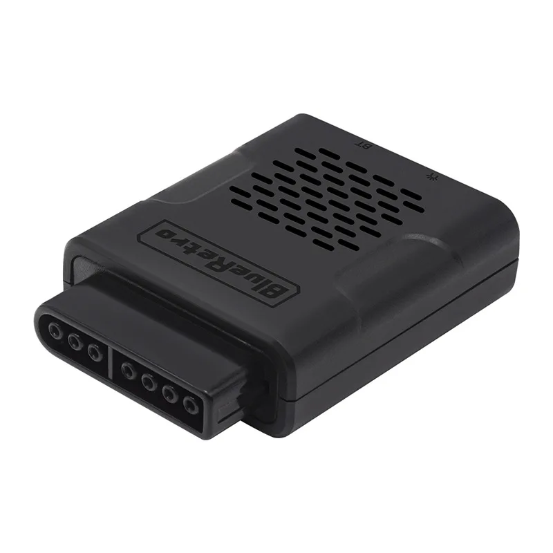 Совместимый с Bluetooth адаптер контроллера для консоли SNES SFC синего ретро адаптера