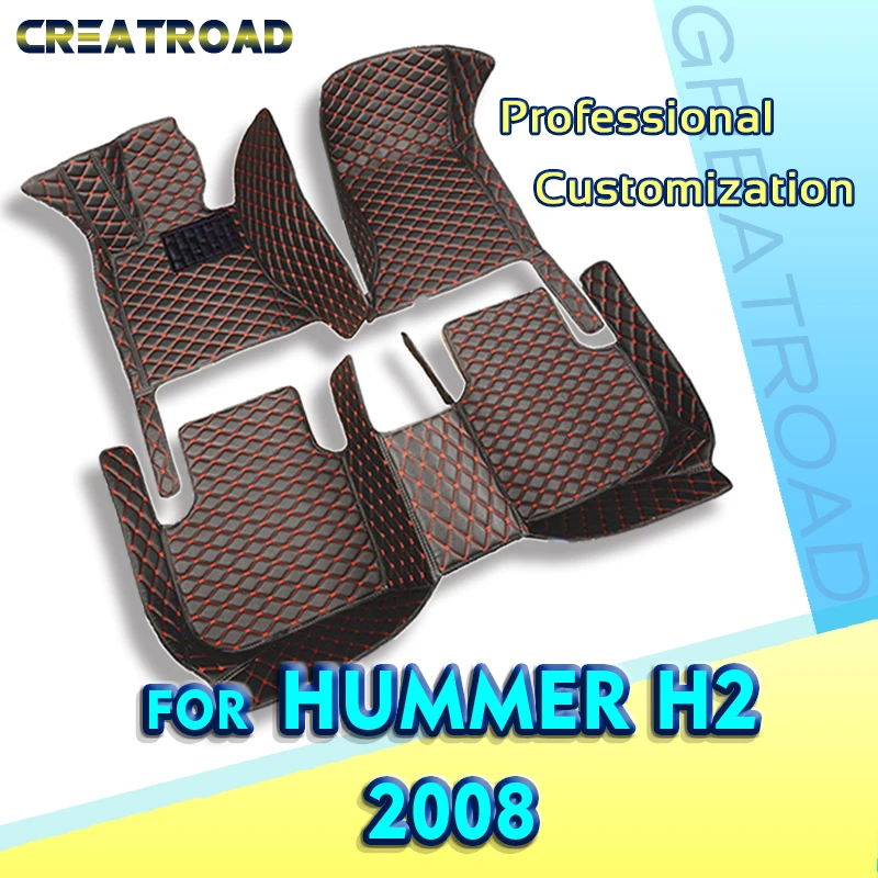

Автомобильные напольные коврики для Hummer H2 2008, индивидуальные автомобильные накладки на ногу, аксессуары для интерьера