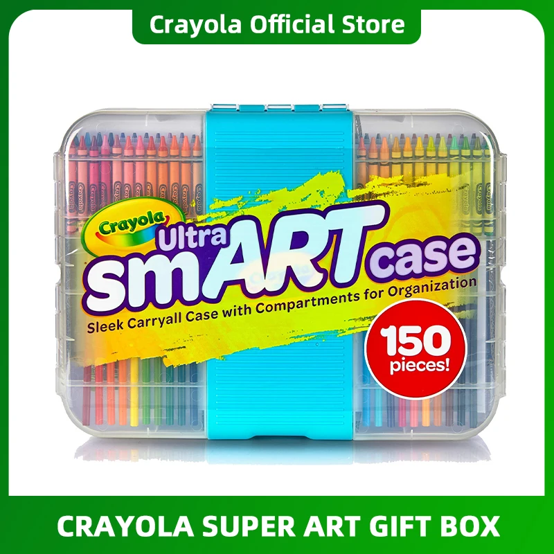 CRAYOLA Smart Case Next Generation150Piece Art Set for Kids 
