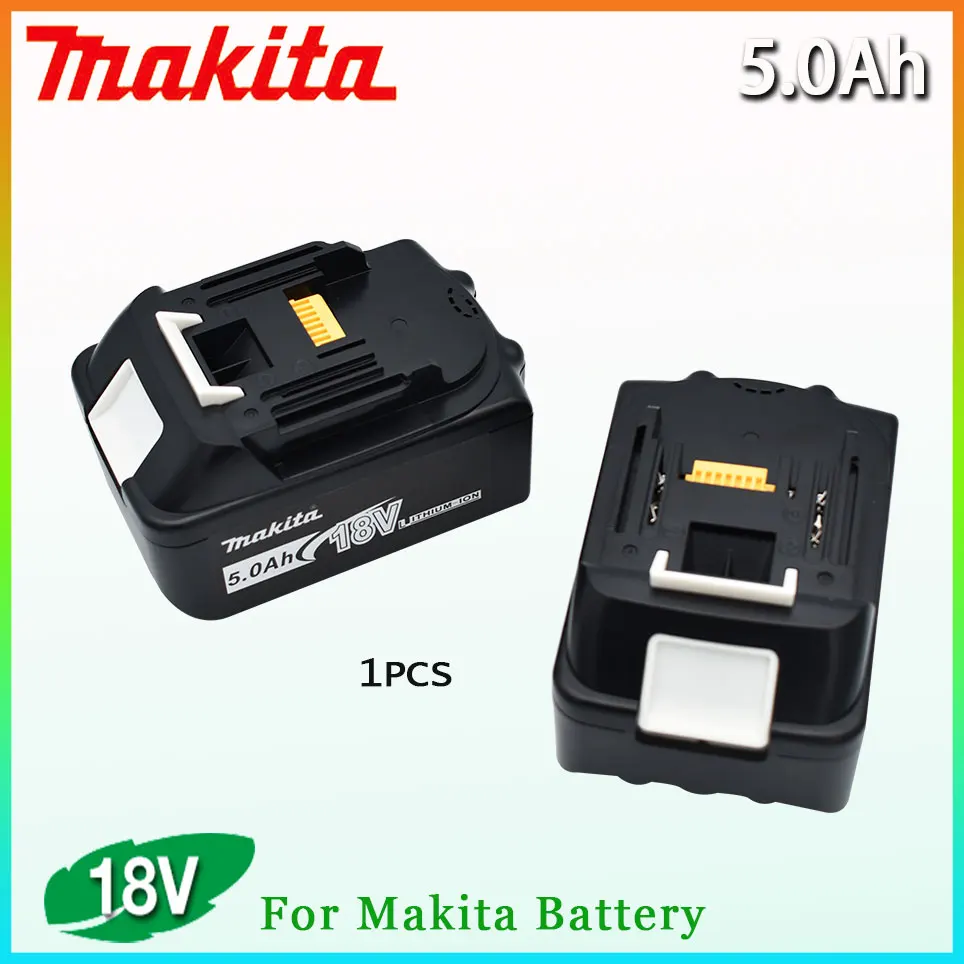 

18V 5000mAh BL1830 Makita 100% Original BL1815 BL1860 BL1840 194205-3 Rechargeable Li-IonBattery Replaceable Power Tool Battery