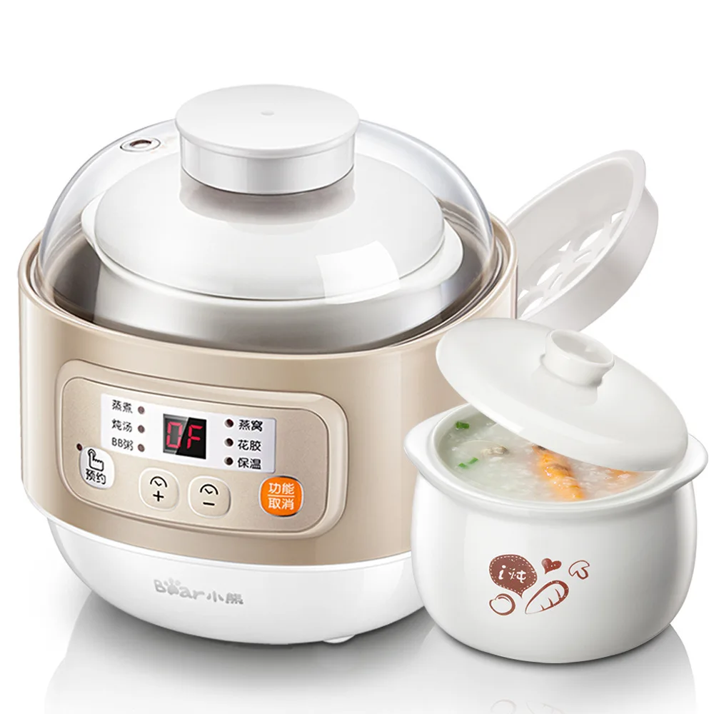 

Smart Timer Stewing Soup Porridge Pot Winnit Appliance 0.8L Electric Cooker Stew Bird's Nest Stewed Water Pot Baby