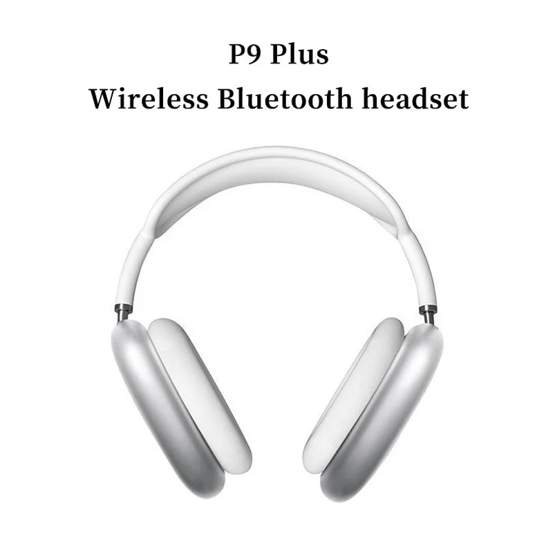 P9 Stereo Headphone Bluetooth-compatible5.0 Music Wireless Headset with Microphone Sports Earphone Supports 3.5 Mm AUX/TF