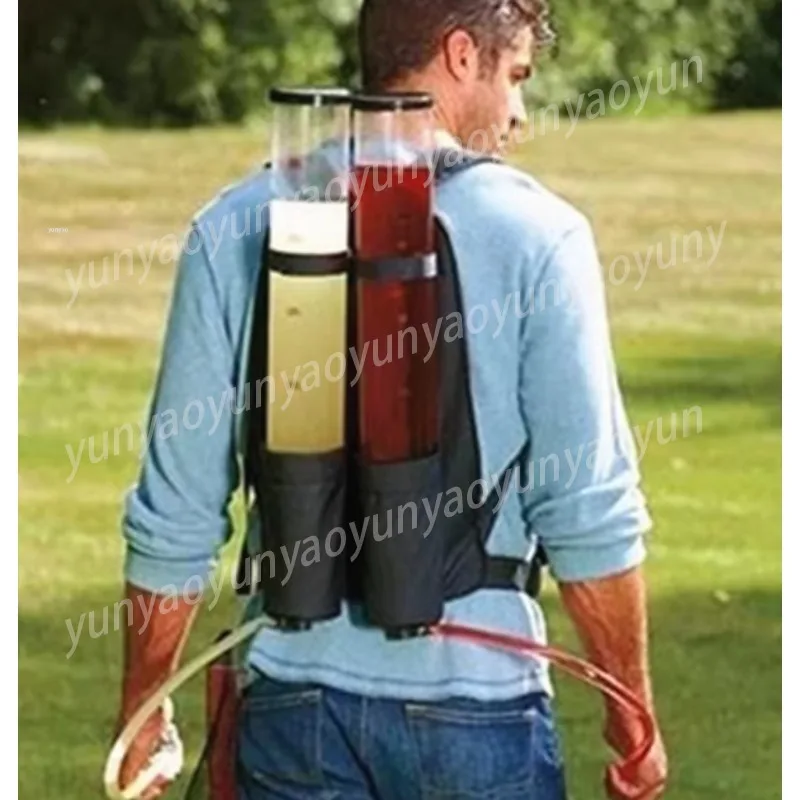 Портативный рюкзак-диспенсер для напитков Bar Backpack Liquor Cannon Double Pack 6L Beer Kettle с бесплатным дозатором для вина (art.: 3920d91a3fe4e) - 3920d91a3fe4e