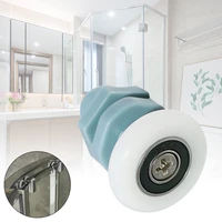 1pc 27mm shower room cabins pulley shower room roller runners wheels glass sliding door roller small hanging wheel for bathroom
