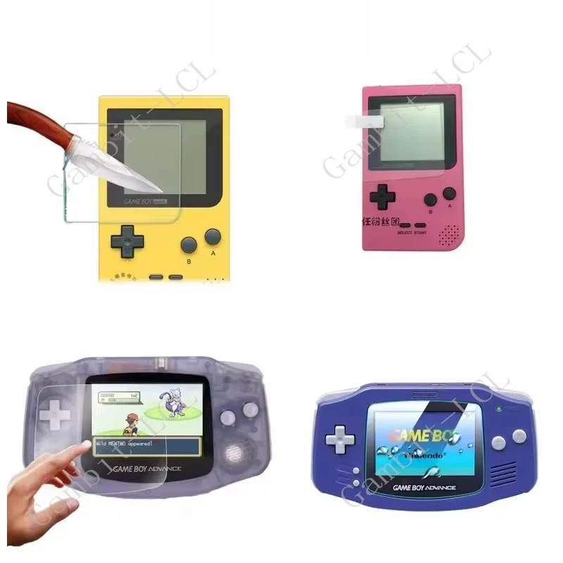 Фото 3 шт. защитных стекол 9H HD для игровых консолей Nintendo GB, GBA, GBC, GBP, GBA SP, HD, Game Boy, Game Boy Advance, Game Boy Color, Game Boy Advance SP, защитная пленка для экрана. №3