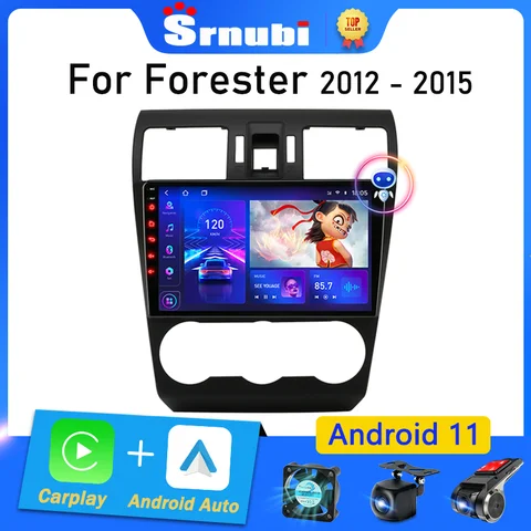 Автомагнитола 2DIN, 9 дюймов, Android 10,0, для Subaru Forester XV WRX 2012- 2015 2016, мультимедийный плеер, GPS-навигация, DSP, RDS, DVD