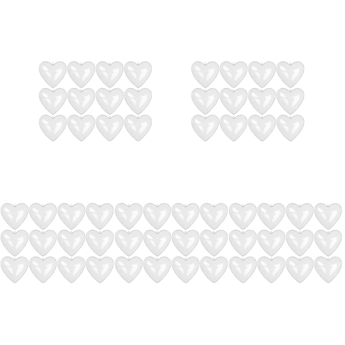 

Christmastree Clear Box Hanging Heart Bauble Ornament Ornamentsboxes Decorative Pendantfillablediy Shaped Craft Decor Gift