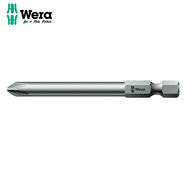 

Wera 05059770001 Series 4 851/4 Z Sheet Metal Bit Phillips PH 2 x 70mm Blade 1/4" Drive