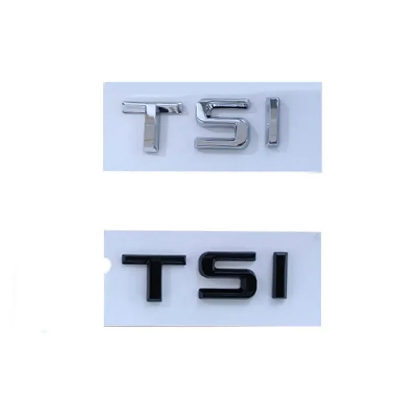 Фото 230 280 300 330 380 автомобильные наклейки с логотипом TSI для серии Skoda SUPERB Octavia yeti komiq, ремонтная объемная этикетка на багажник заднего багажника №4