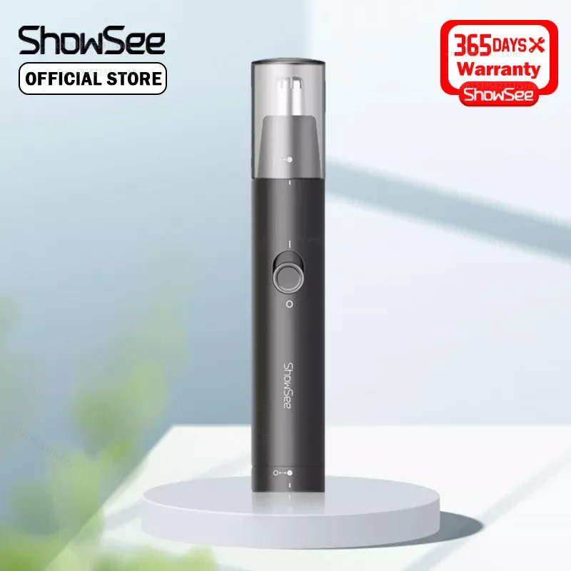 

Showsee Electric Mini Nose Hair Trimmer Portable Ear Nose Hair Shaver Waterproof Clean Comfortable Safer Low Noise Cutter