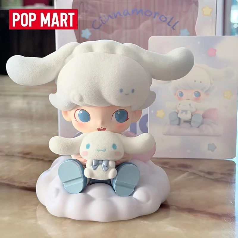 Фото POP MART DIMOO WORLD Серия Cinnamoroll: Коллекционные фигурки-сюрпризы в закрытых коробках, милые аниме-фигурки, настольные украшения, коллекция №1