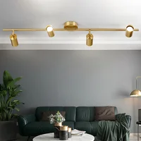 Spotlight led ceiling lamp Nordic household living room background wall track lamp commercial shop surface mounted cloakroom