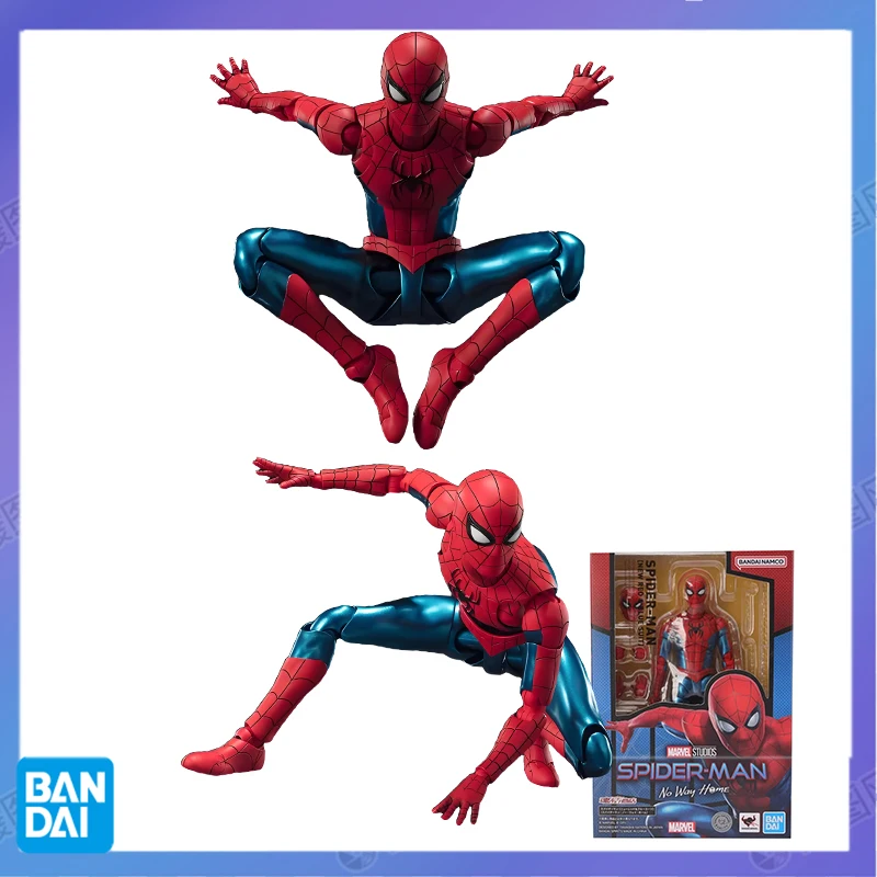 Оригинальный S.H.Figuarts Spider Man новый красный синий костюм SPIDER MAN No Way домашняя фигурка