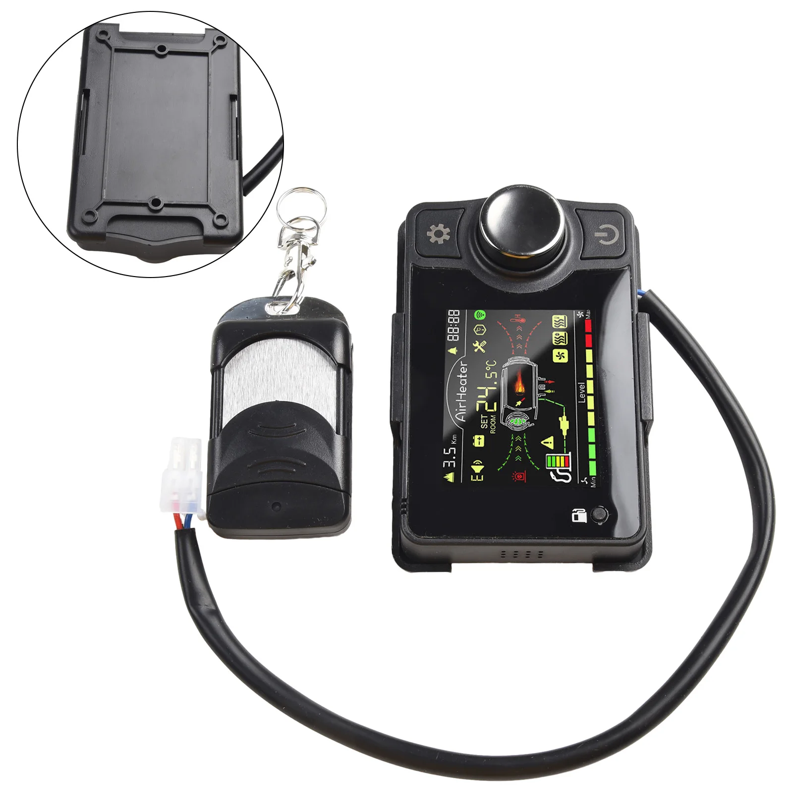 Практичное качество полезный ЖК-монитор ЖК-переключатель 12-24 В 5 проводов