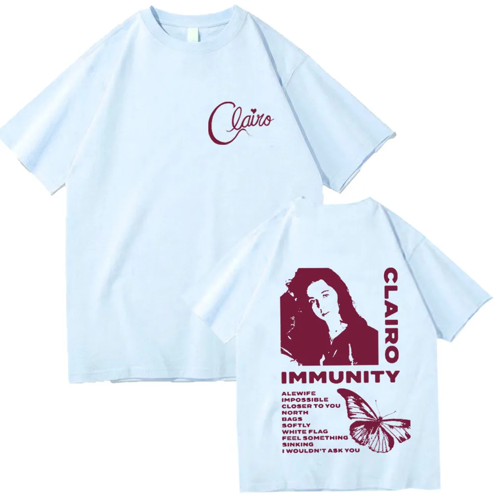 Рубашка с круглым вырезом и коротким рукавом в стиле Харадзюку