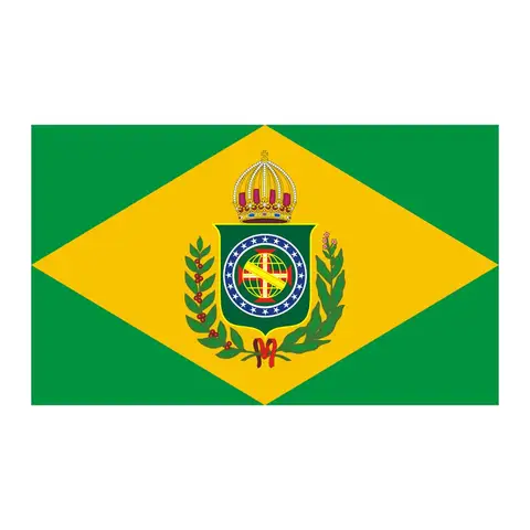 Флаг-Империя Бразилии, 90x150 см
