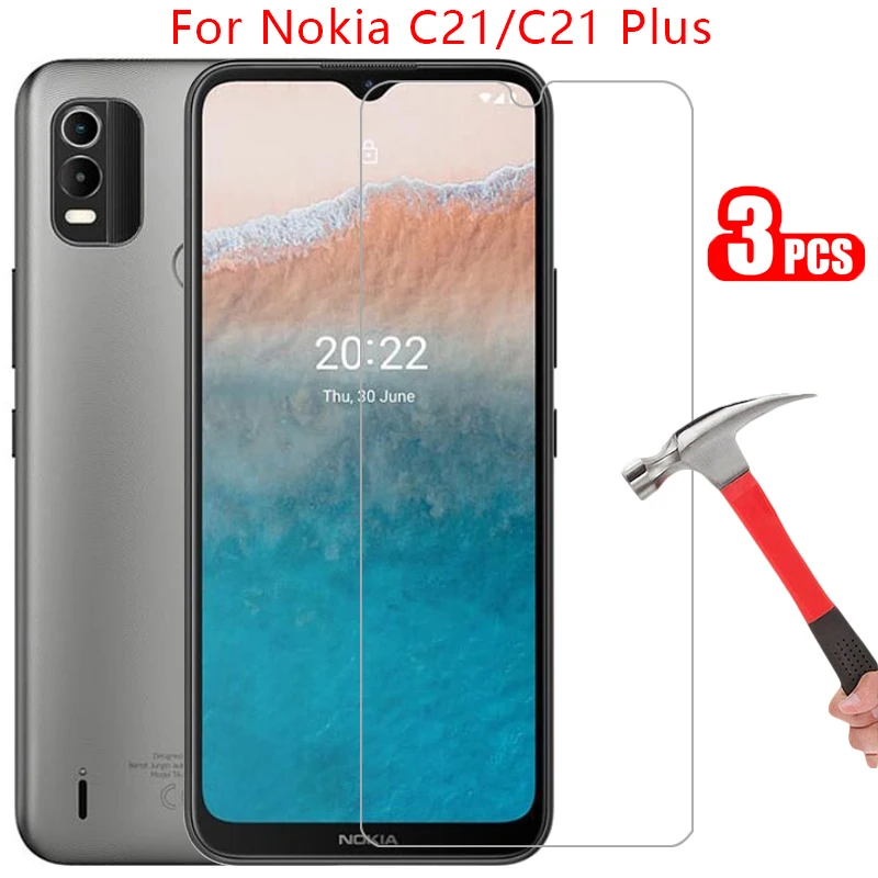 Защитное закаленное стекло для nokia c21 plus защита экрана на nokiac21 c 21 21c c21plus пленка