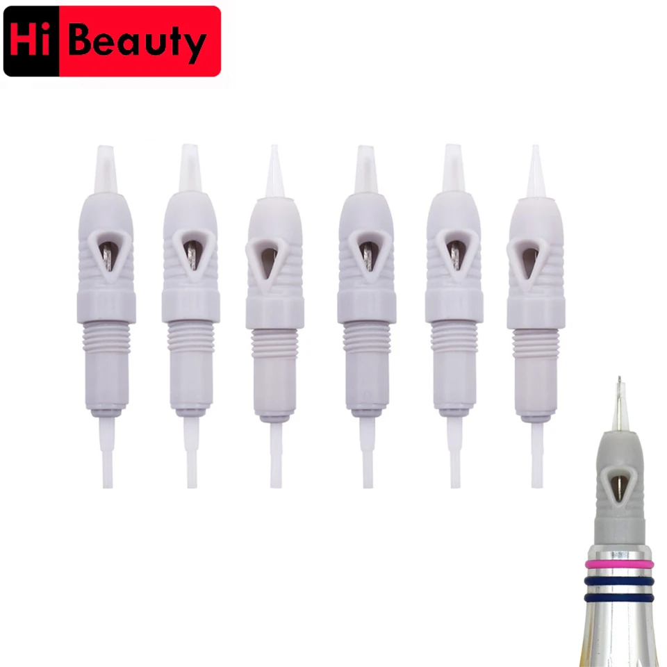 

5pcs Sterilized 8mm Screw Gray Tattoo Cartridges Tatto Needles For Lips Eyebrow Eyeliner Permanent Makeup Tatu Needl