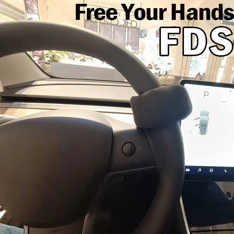 Anillo de contrapeso de refuerzo de Control de volante, conducción asistida automática FSD para Tesla modelo 3Y, XS, Toyota, Ford, Audi y Vw