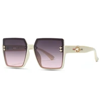 luxury oversized square sunglasses women 2022 new fashion vintage sun glasses men brand shades uv400 oculos
