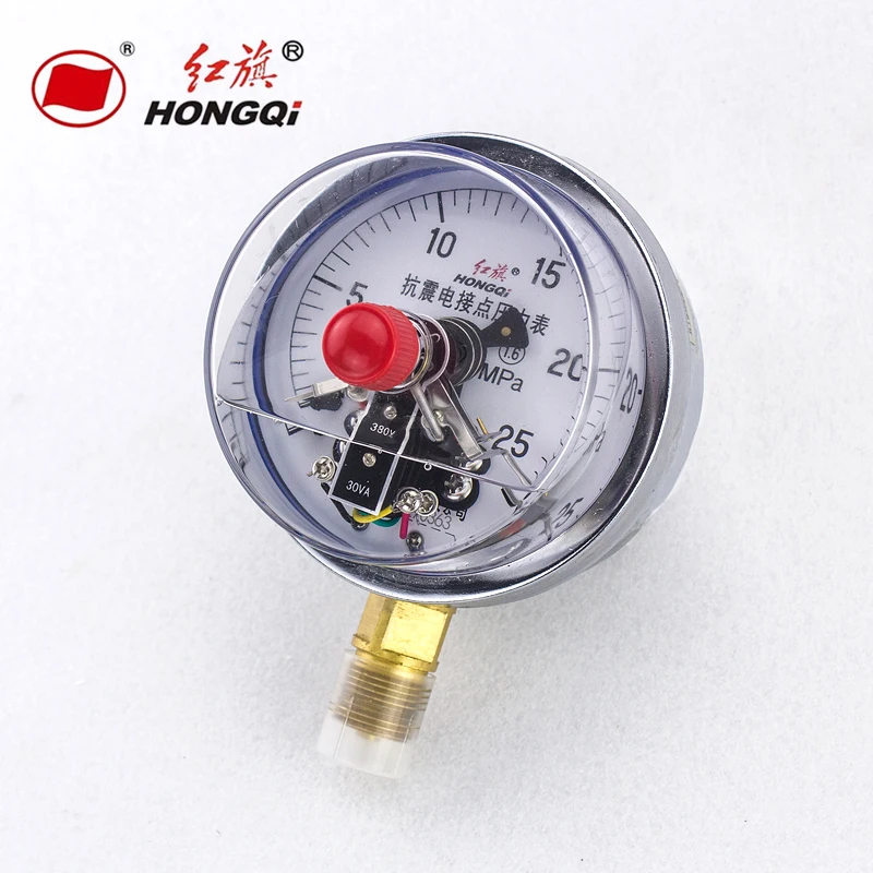 Electric Contact Pressure Gauge Anti-Shock Magnetic Assisted YTNXC-100