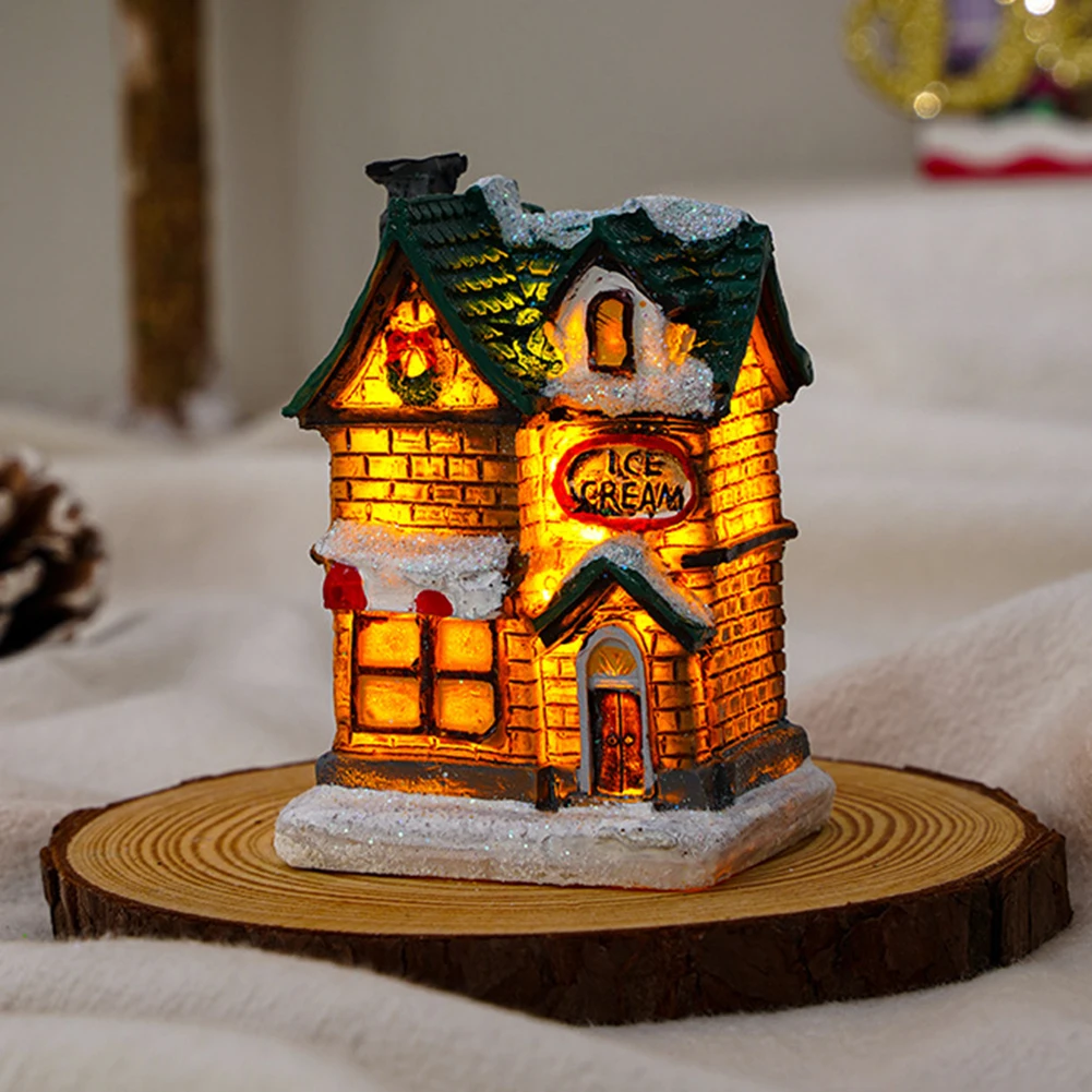 

2023 Christmas Decoration Light House Kerstdorp Navidad Village For Home Xmas Gifts Noel Ornaments New Year 2022 Natale Kerst