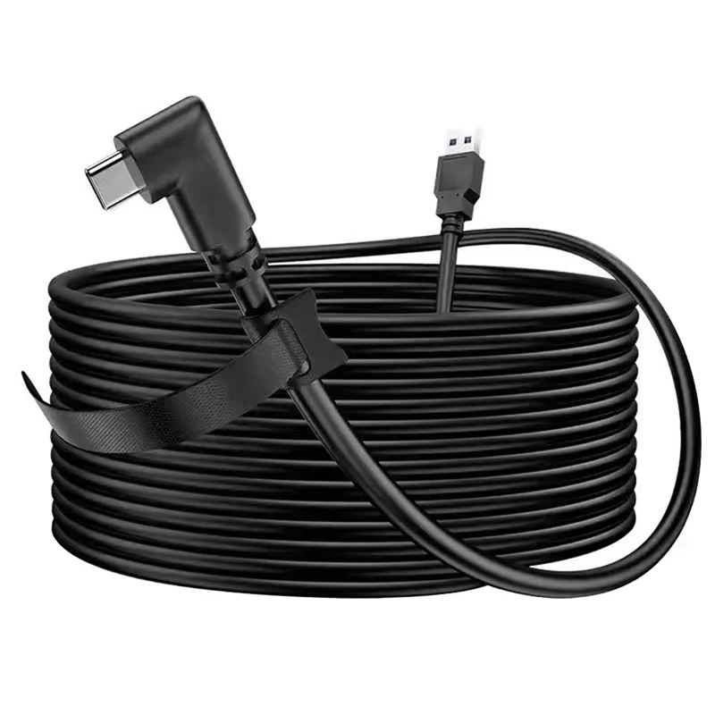 

Rechargeable Streaming Cable For Pico4/3/Quest/Quest2/Quest Pro VR Glasses A-C Link Serial Charging Cable (5 Metres)