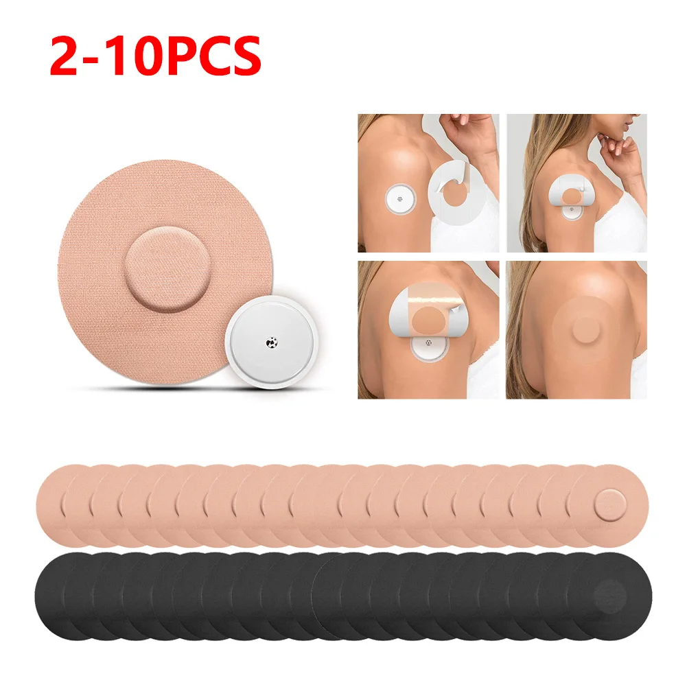 

10pcs Anti Slip Breathable Waterproof Adhesive Patches Freestyle Sports Sensor Covers Stickers Overpatch Tape for Outdoor