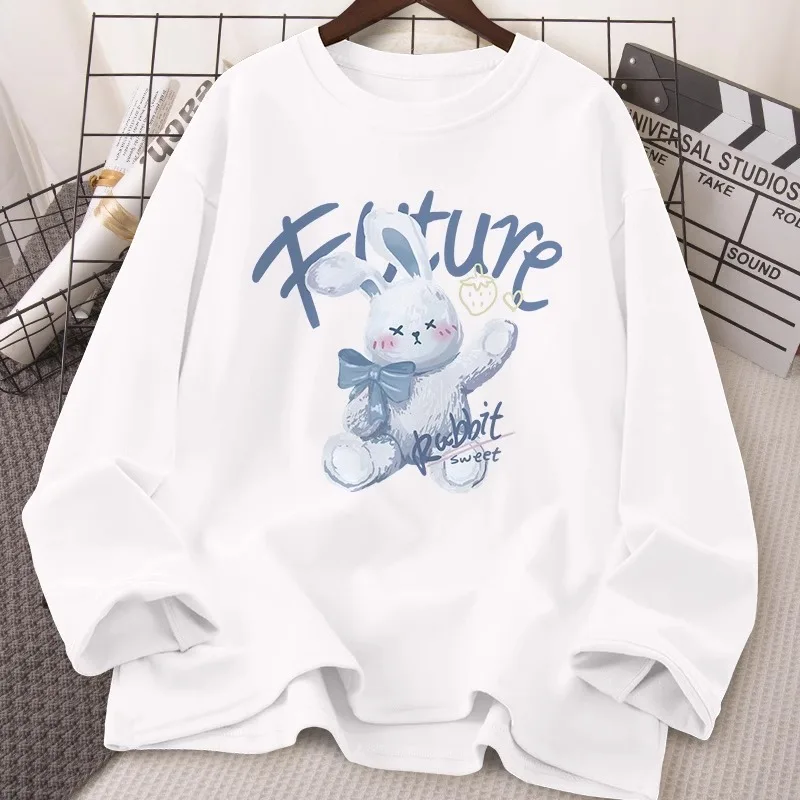 Student Long sleeves Shirt Women's Autumn Clothing HEATTECH Bottoming Early Top 2024 New Women clothes Lo...