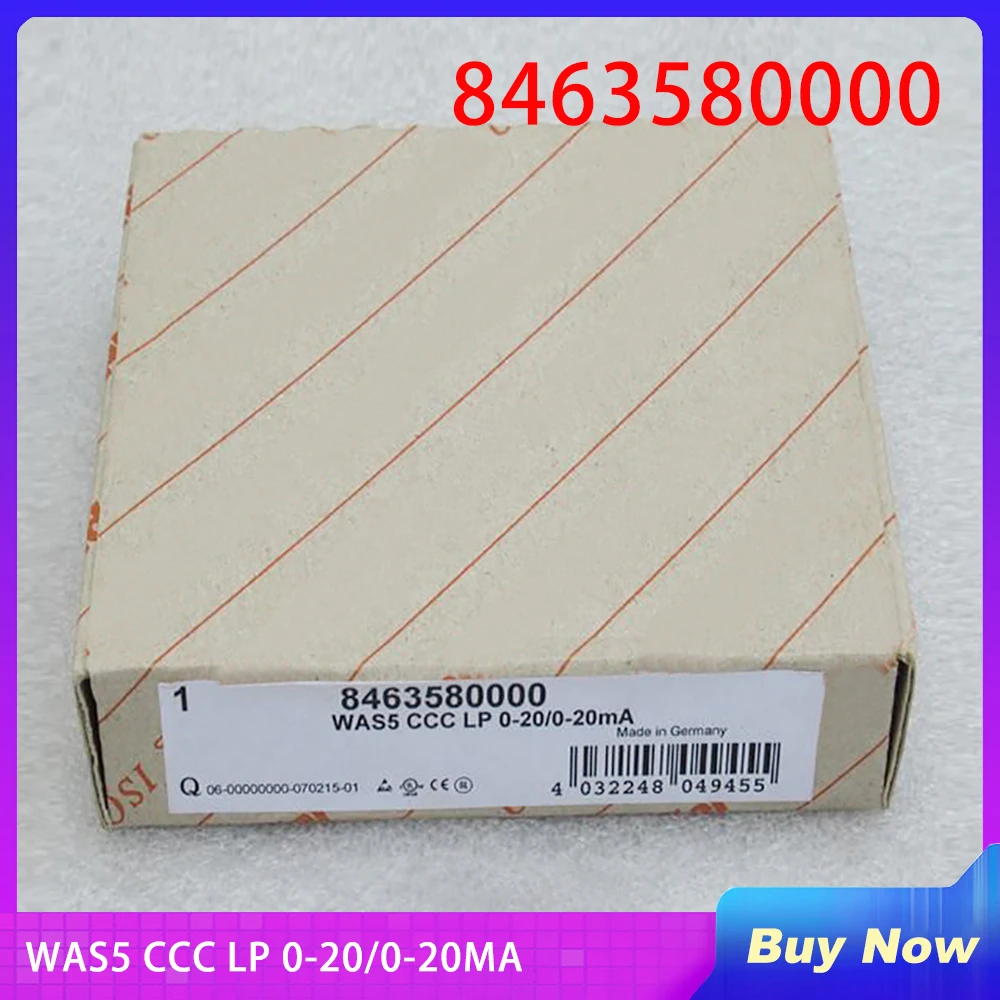 

8463580000 For Weidmuller Passive Isolator WAS5 CCC LP 0-20/0-20MA