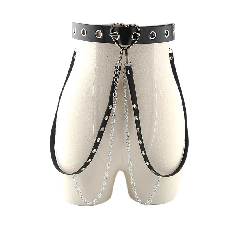 

FICHOR Fashion Alloy Women Belts Chain Luxury New Style Pin Buckle Skirt Decorative Ladies Retro Decorative Punk