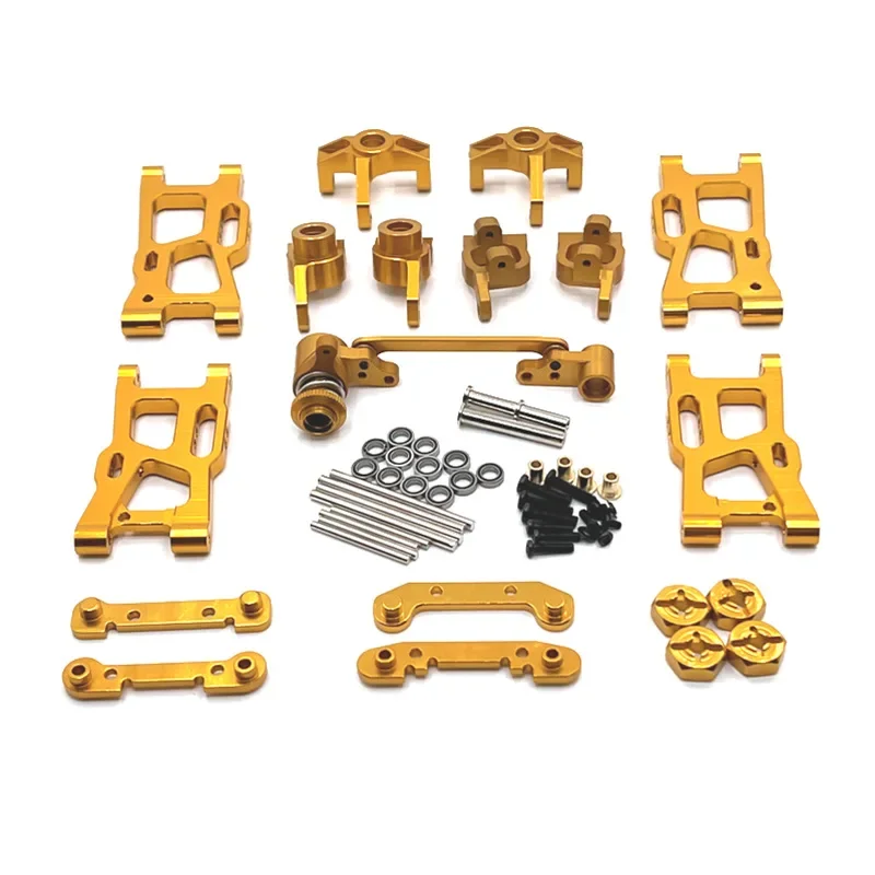 

Модель автомобиля WLtoys 124007 124017 124019 144001 RIaarIo XDKJ-001 006, детали для радиоуправляемых автомобилей, металлические обновленные и модифицированные аксессуары