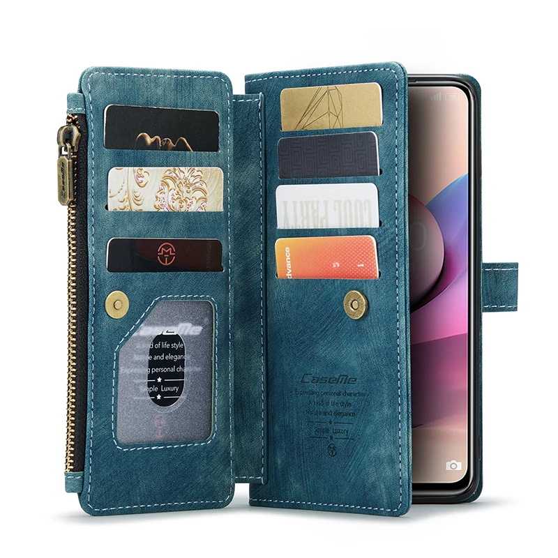

Retro Leather Card Wallet Cases for Xiaomi mi Redmi Note 9 10 Pro Max Leather Case Housing Shell