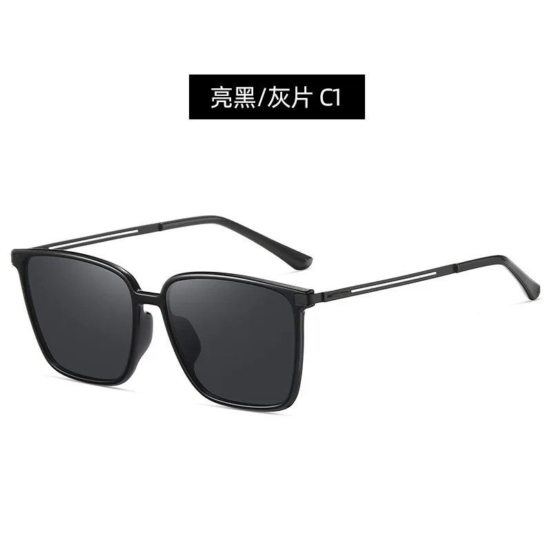 Классические квадратные мужские деловые солнцезащитные очки для вождения