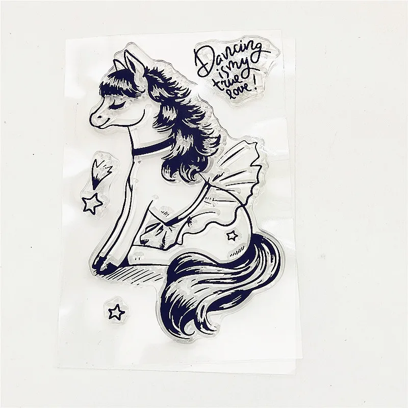 Прозрачный силиконовый штамп/печать сделай сам 9 х6 см |