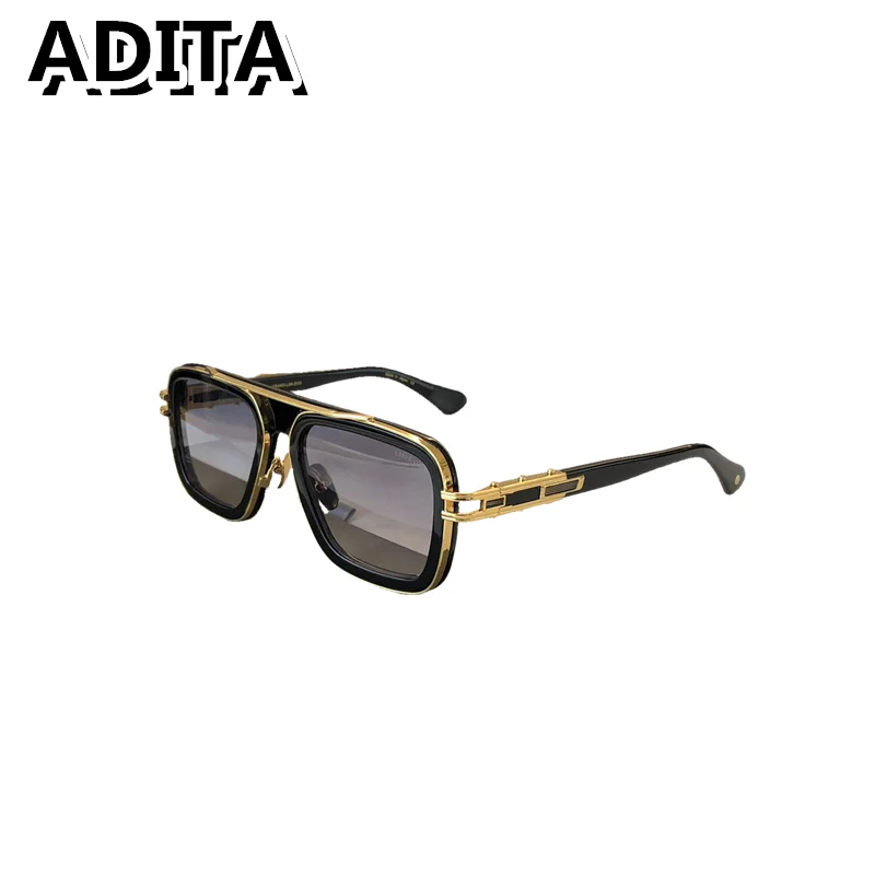

Высококачественные солнцезащитные очки ADITA LSA-809 для мужчин, стильные модные дизайнерские солнцезащитные очки из титана для женщин с коробк...