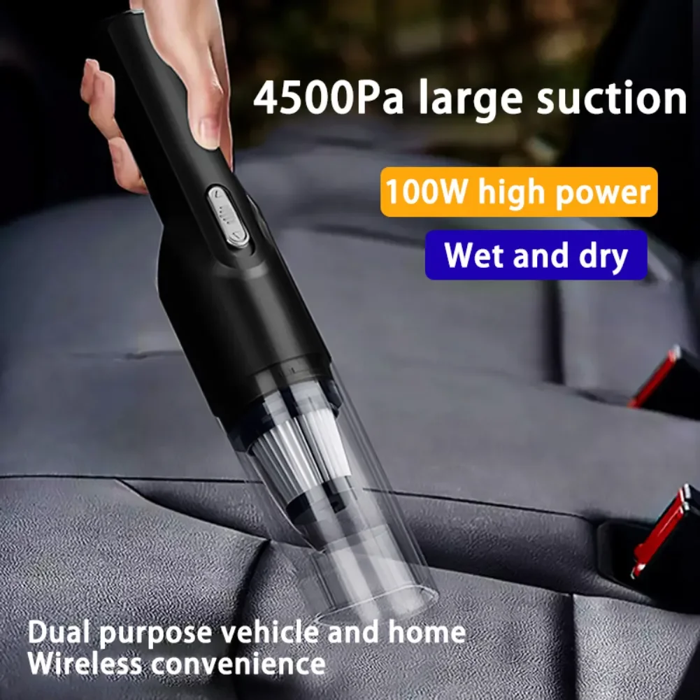 

Car Vacuum Cleaner 4500PA 150W High Power Car Hoover USB Rechargeable Handheld Vacuum Cleaner Home Cleaning Tools