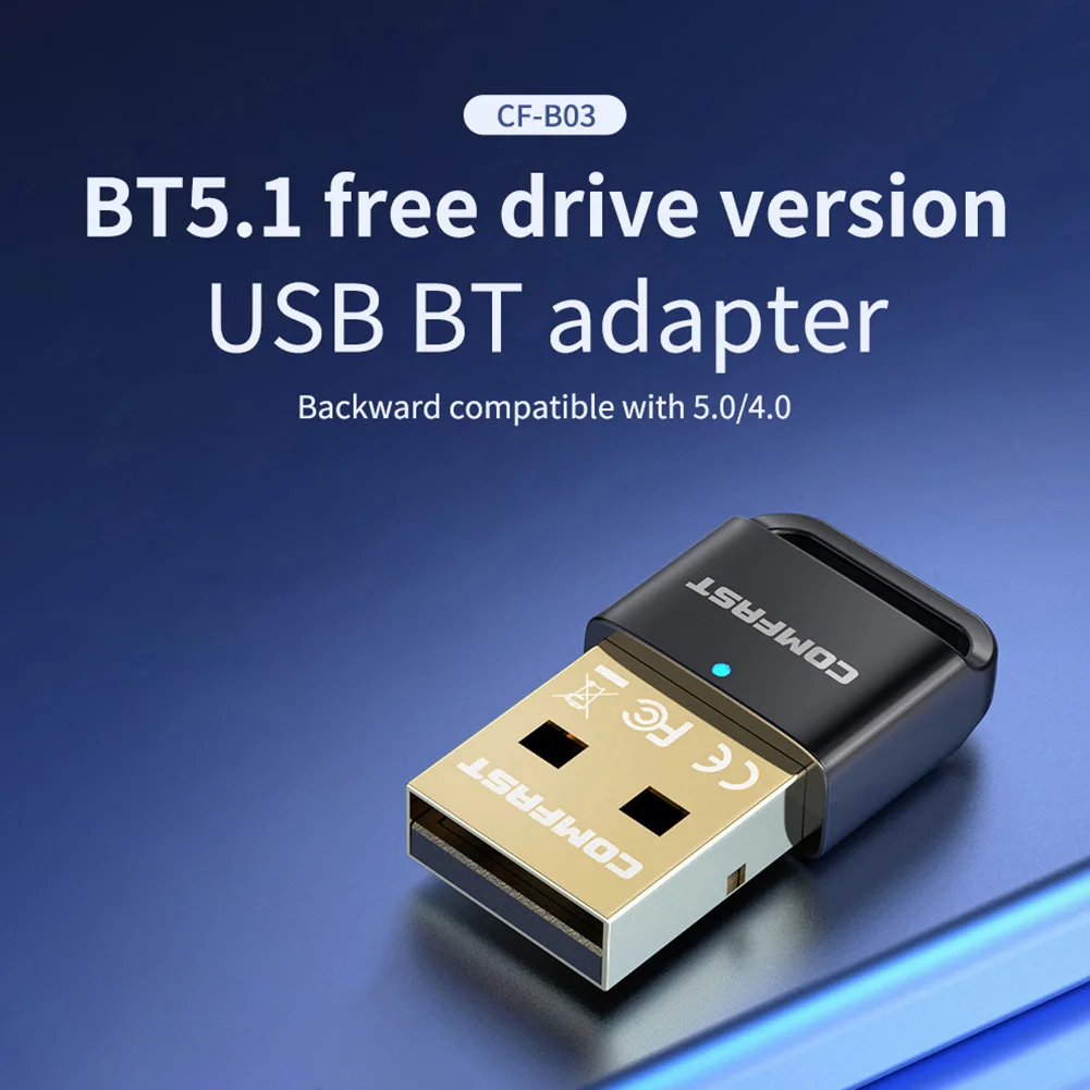 

COMFAST B03 USB Bluetooth-совместимый адаптер 5,1 адаптер для ПК ноутбука беспроводной динамик аудио приемник USB передатчик