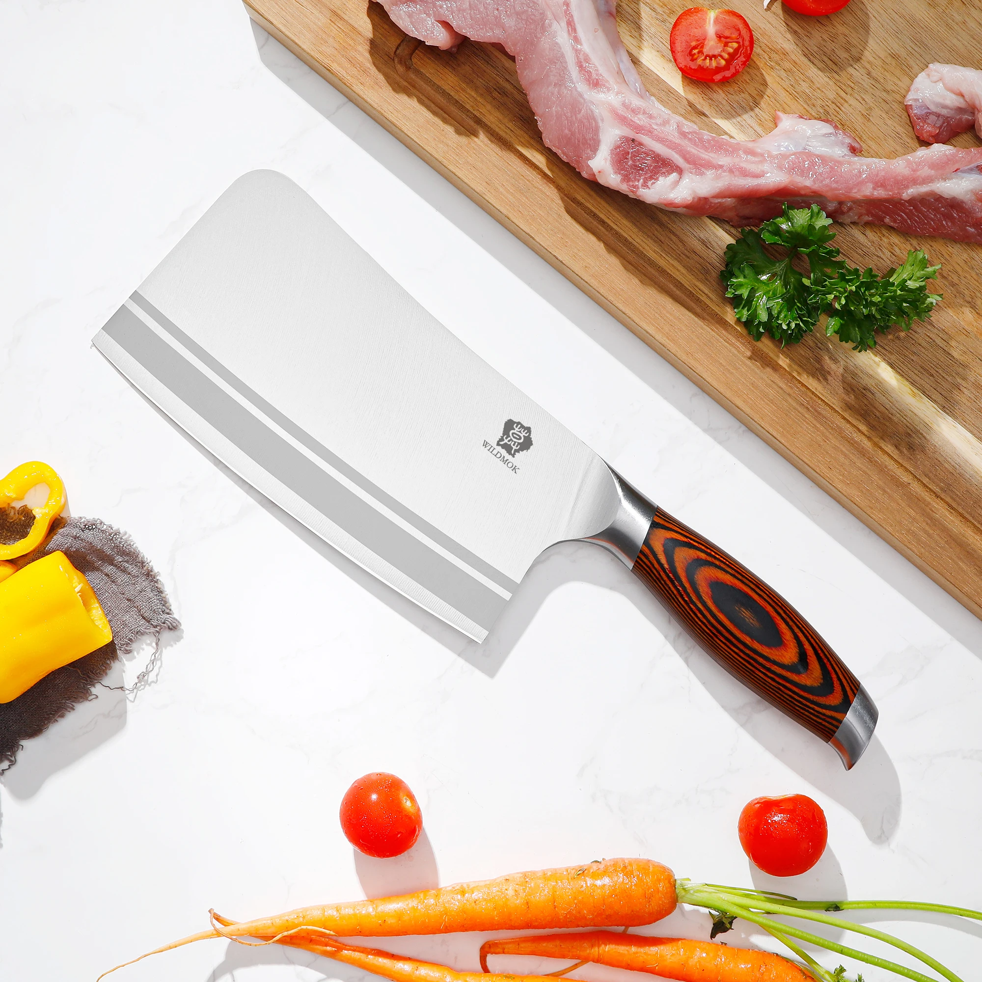 WILDMOK сверхмощный высококачественный немецкий 7-дюймовый мясной нож из