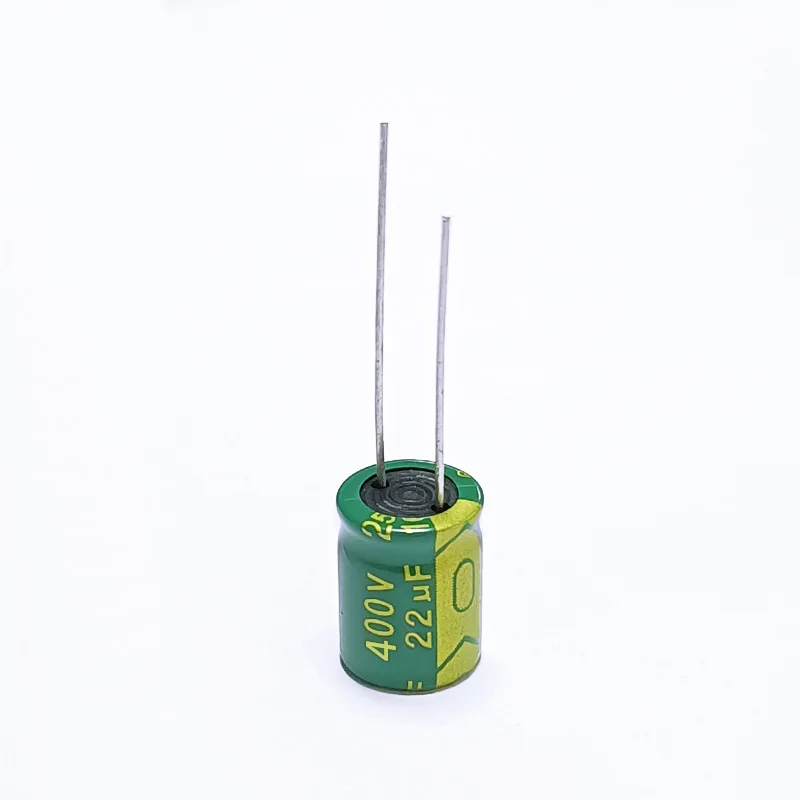 

Зеленый золотой высокочастотный алюминиевый электролитический конденсатор 22 мкФ 400 В Высококачественный блок питания D13 H25, широко используемые конденсаторы