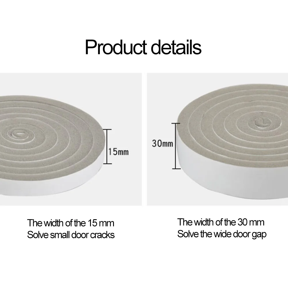 

1pcs/2pcs Sponge + Viscose + Paper Casement Sealing Strip Door Seam Sound Insulation And Windshield Sponge Strip