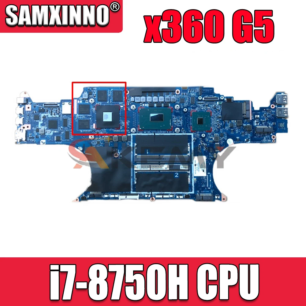 

New L33160-601 for HP ZBook Studio x360 G5 NoteBook Motherboard DA0XW1MBAI0 w i7-8750H CPU PC Mainboard 100% test good