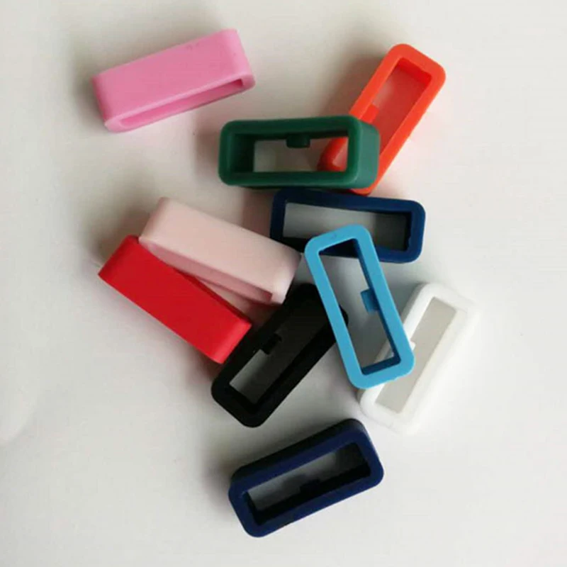 

5pcs Rubber Rings Watch Strap Loops Silicone Watch Band Keeper Replacement Retainer Watchband Accessories 16 18 20 22 24mm