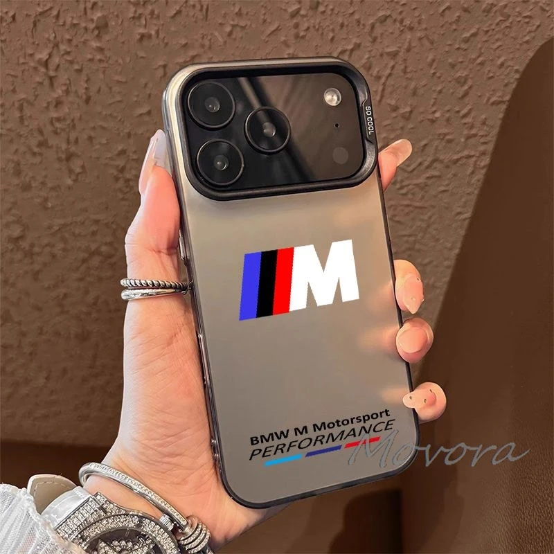 Фото Чехол для телефона B-BMW-Car для iPhone 17 Air 16 E 15 14 Plus 13 12 11 Pro Max 2, мягкий матовый, прозрачный, с эффектом желе, 2-в-1, с наклейками №3