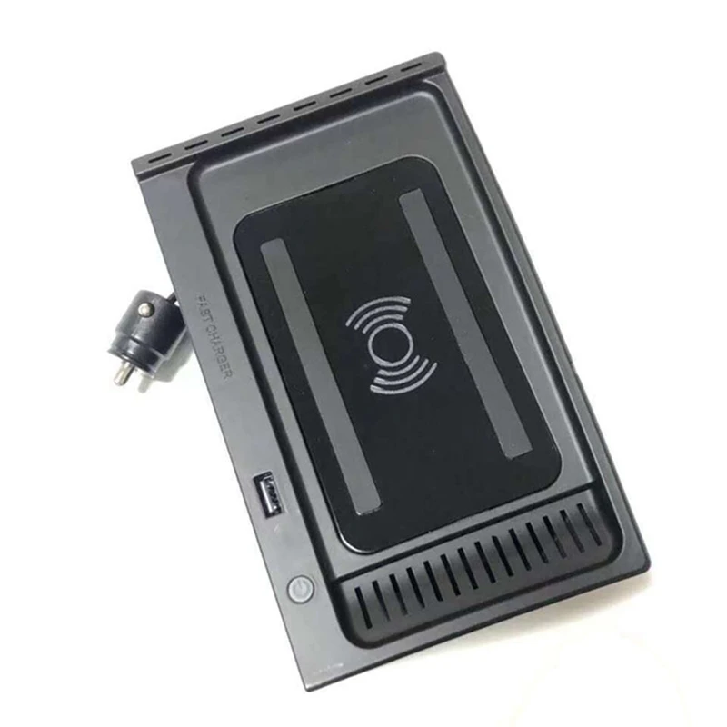 Автомобильное беспроводное зарядное устройство QI 15 Вт для телефона чехол